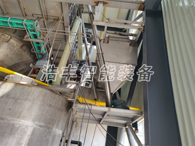 三氧化二銻管鏈輸送機應用現場